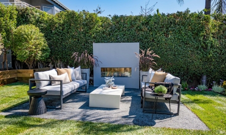 Transform your backyard into a modern haven with kalea bay fireplace