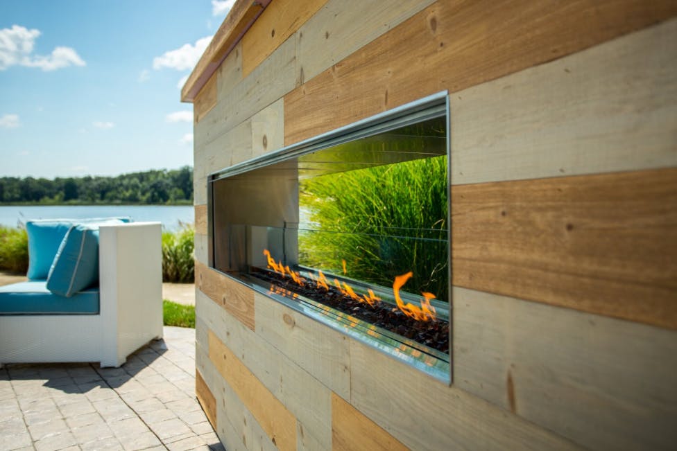 How an outdoor gas fireplace can enhance your outdoor living space